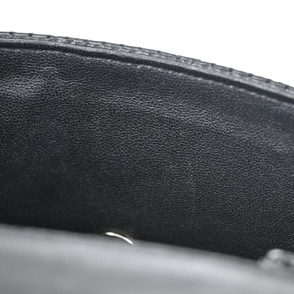 Chanel Black Lambskin Mini Classic Square Flap Shoulder Bag 17