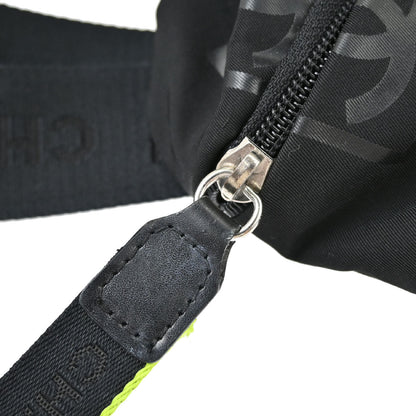 Chanel Black Nylon Sport Line Messenger Bag Shoulder Bag