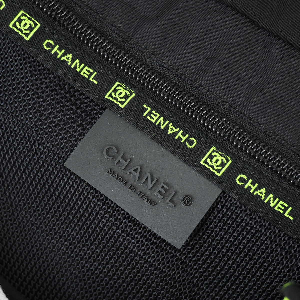 Chanel Black Nylon Sport Line Messenger Bag Shoulder Bag