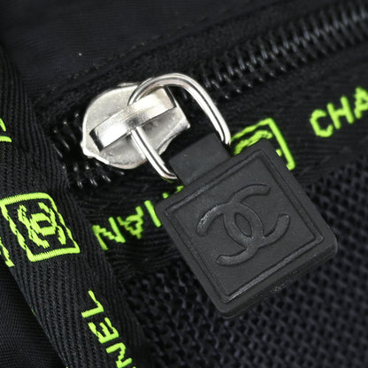 Chanel Black Nylon Sport Line Messenger Bag Shoulder Bag