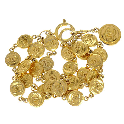 Chanel Gold Chain CC Medallion Bracelet Accessories
