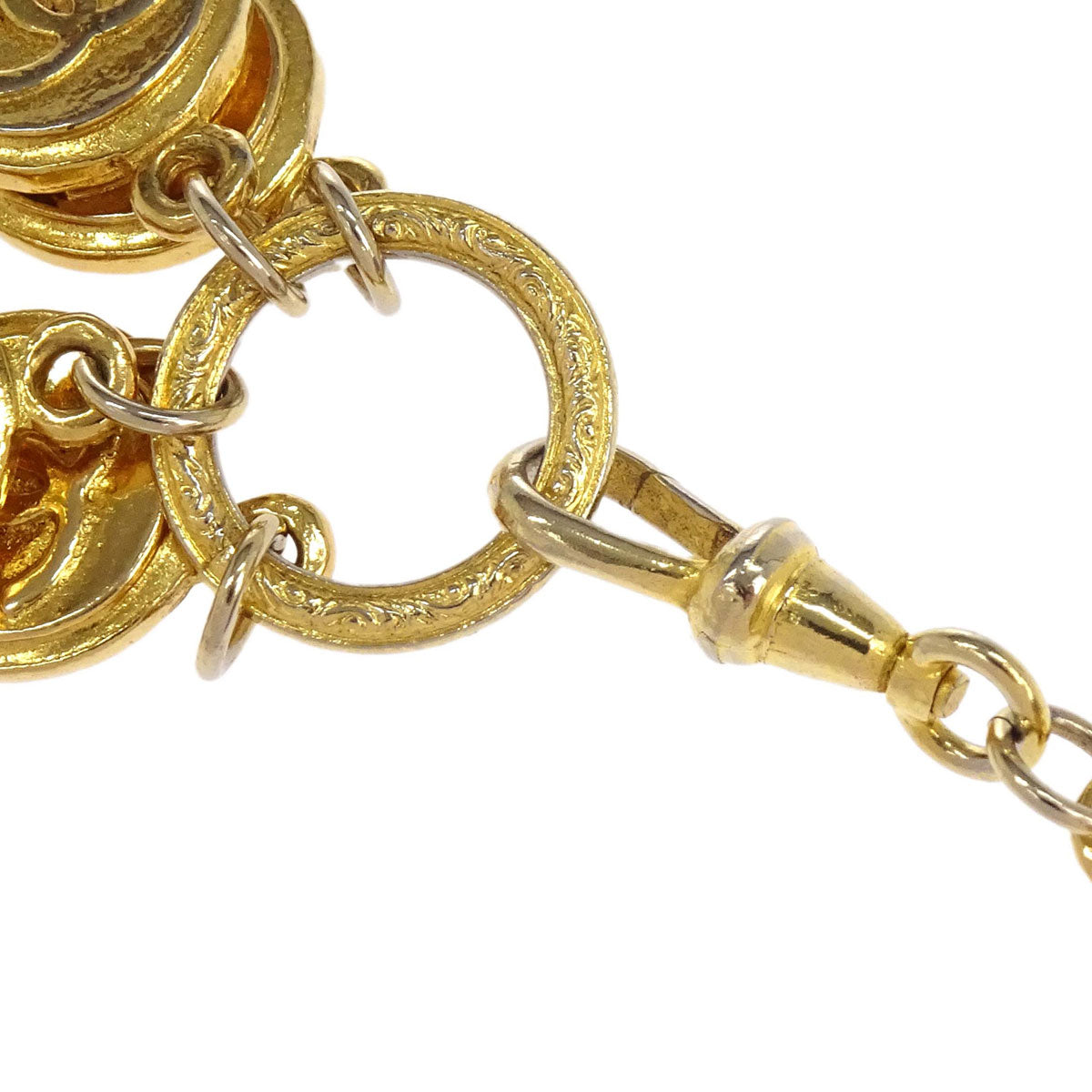 Chanel Gold Chain CC Medallion Bracelet Accessories