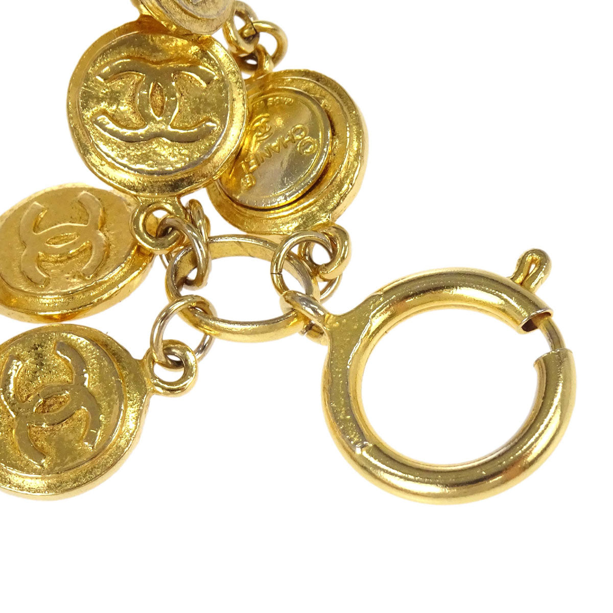 Chanel Gold Chain CC Medallion Bracelet Accessories
