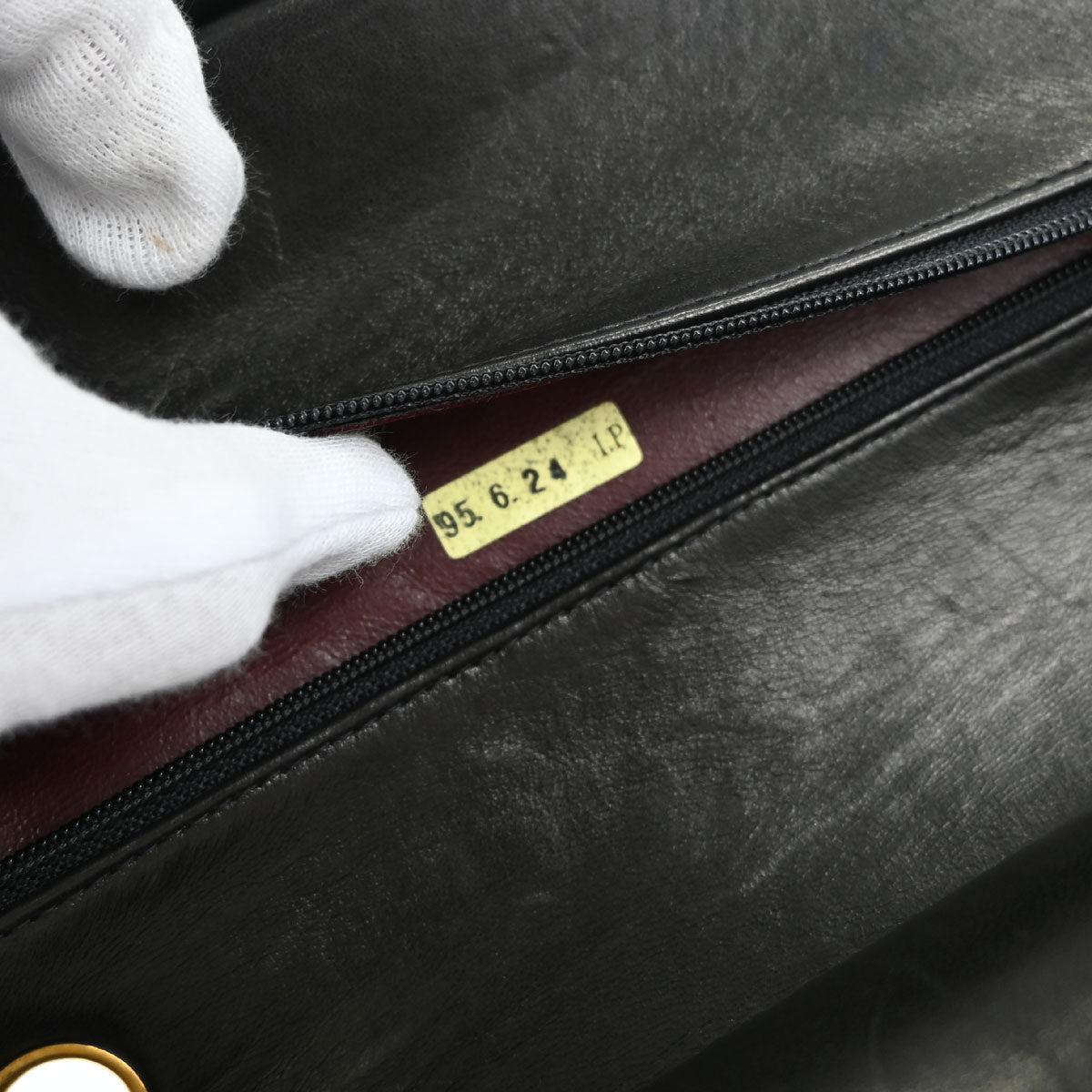 Chanel Black Lambskin Medium Classic Double Flap Shoulder Bag