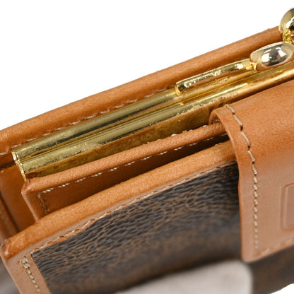 Celine Brown PVC Macadam Bifold Wallet