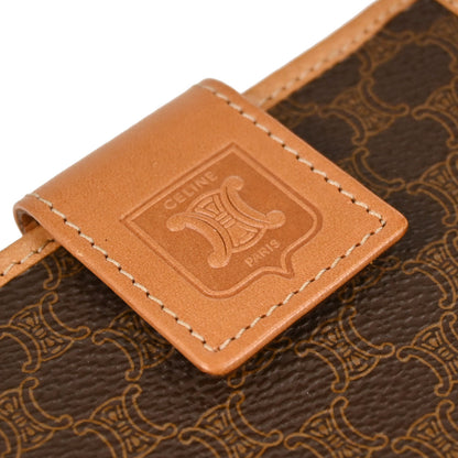 Celine Brown PVC Macadam Bifold Wallet