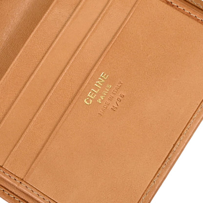 Celine Brown PVC Macadam Bifold Wallet