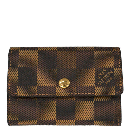 Louis Vuitton Damier Porte Monnaie Plat Coin Case Wallet N61930