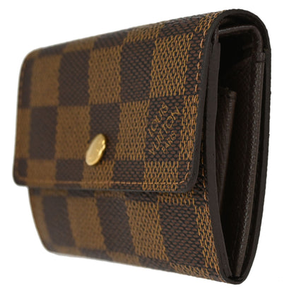 Louis Vuitton Damier Porte Monnaie Plat Coin Case Wallet N61930