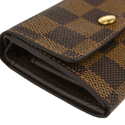 Louis Vuitton Damier Porte Monnaie Plat Coin Case Wallet N61930