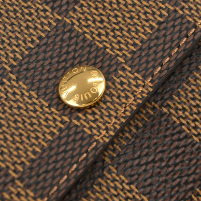 Louis Vuitton Damier Porte Monnaie Plat Coin Case Wallet N61930