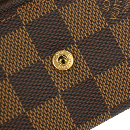 Louis Vuitton Damier Porte Monnaie Plat Coin Case Wallet N61930