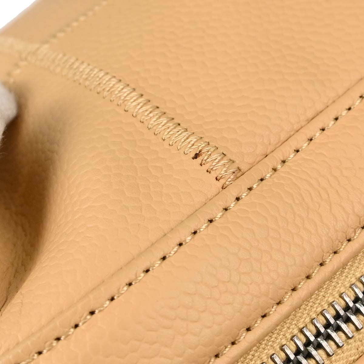 Chanel 2005-2006 Beige Caviar Skin Wild Stitch Choco Bar Handbag