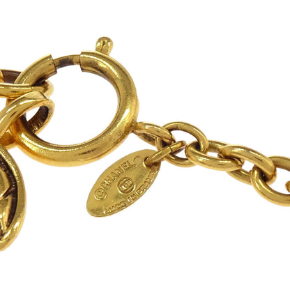 Chanel Gold Quilted CC Pendant Necklace 3857
