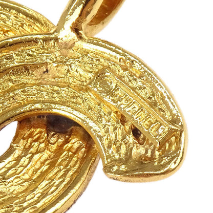 Chanel Gold Quilted CC Pendant Necklace 3857