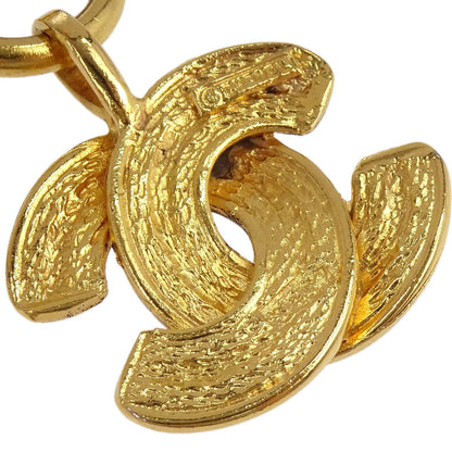 Chanel Gold Quilted CC Pendant Necklace 3857