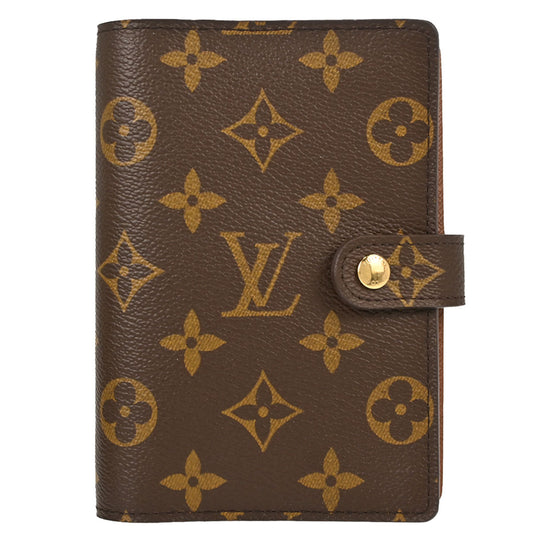 Louis Vuitton Monogram Agenda PM Notebook Cover R20005 Small Good