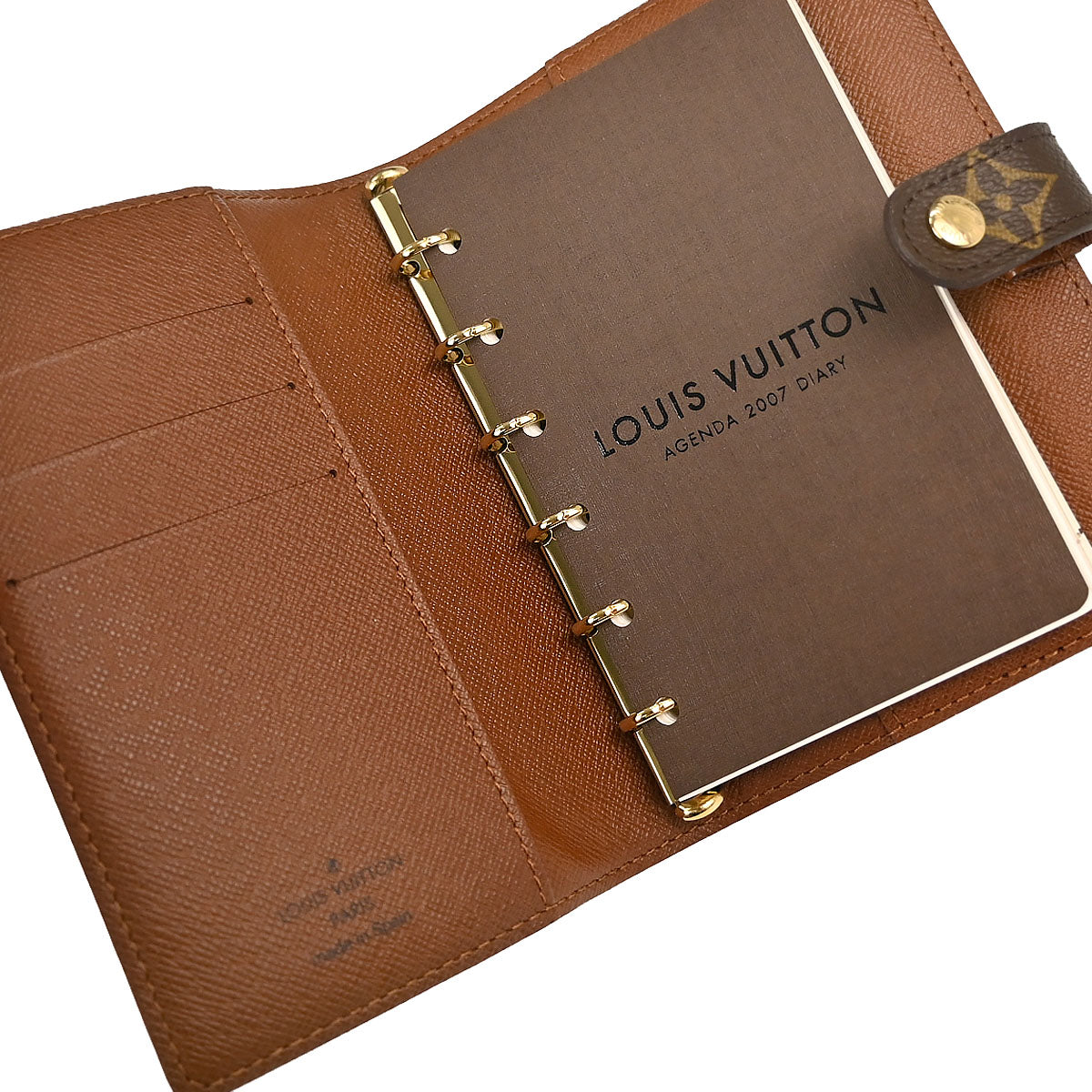 Louis Vuitton Monogram Agenda PM Notebook Cover R20005 Small Good