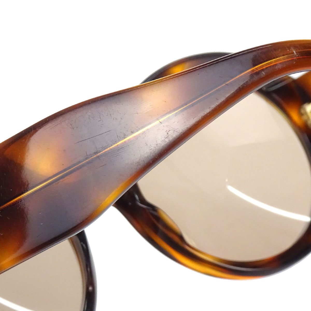 Chanel Sunglasses Eyewear Brown Small Good