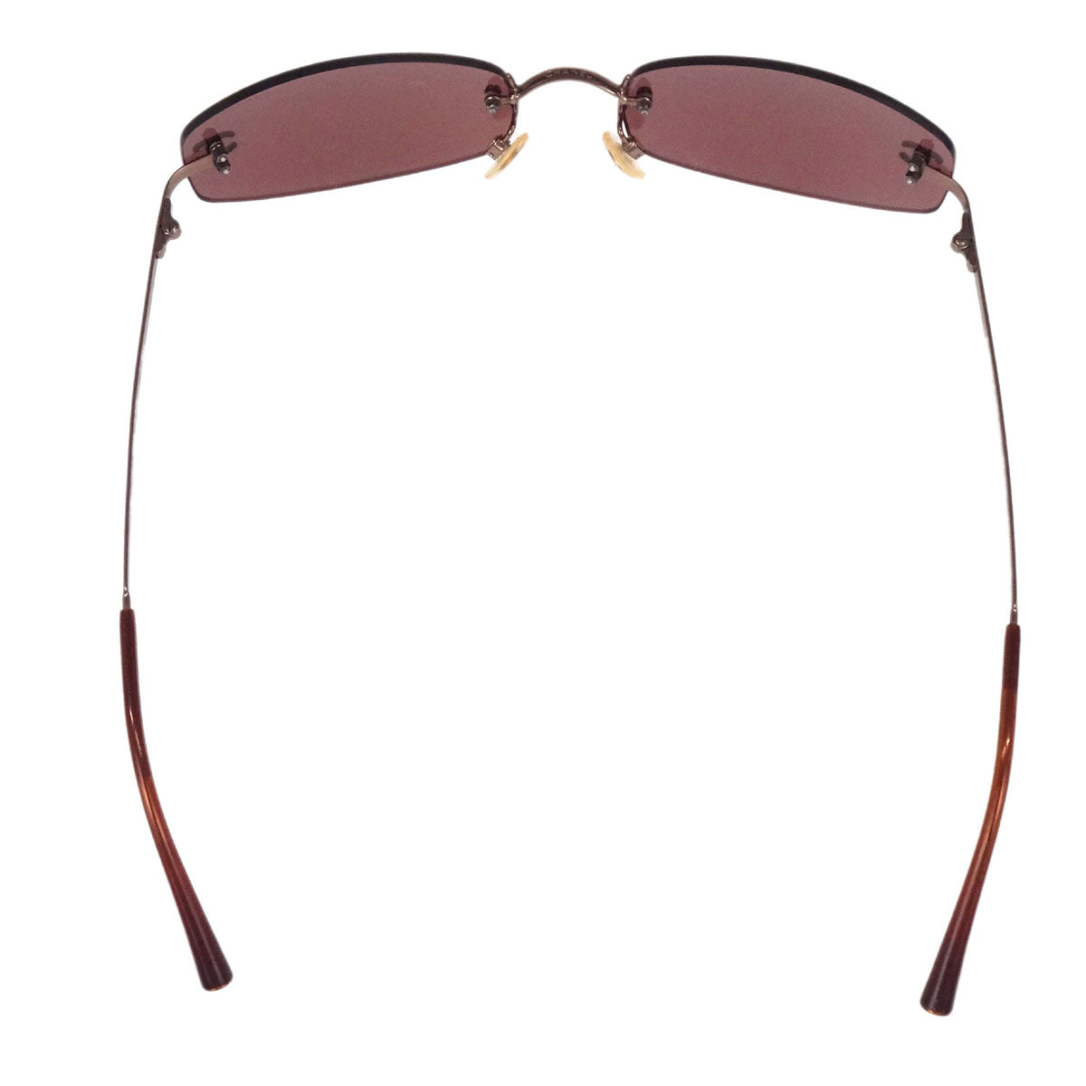 Chanel Sunglasses Eyewear Brown 57□19 130 Small Good