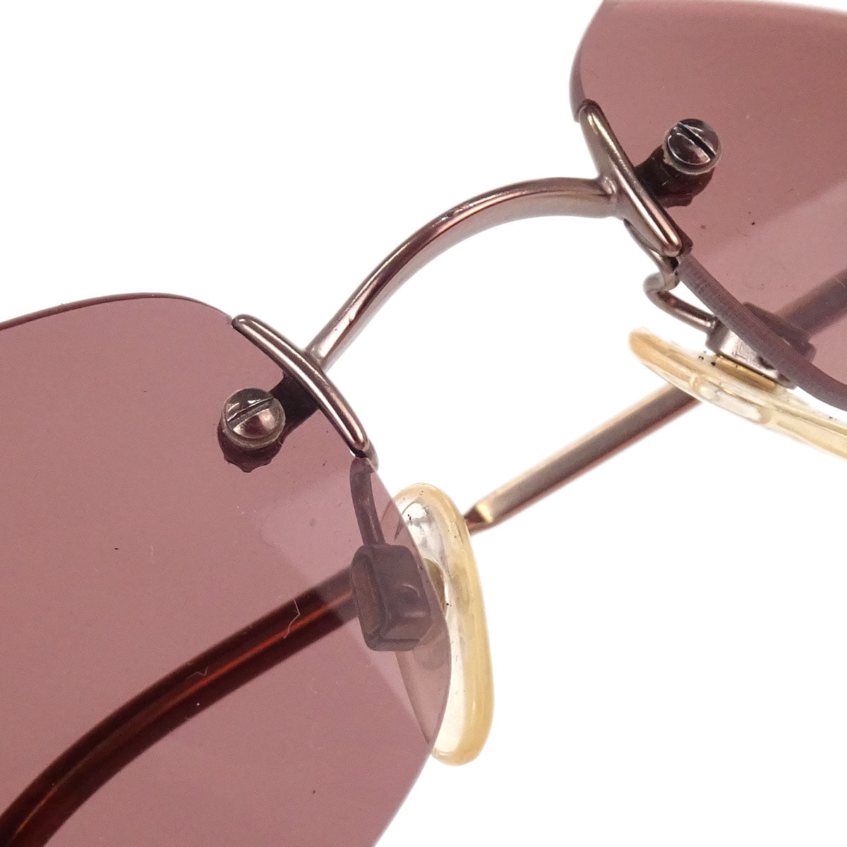 Chanel Sunglasses Eyewear Brown 57□19 130 Small Good