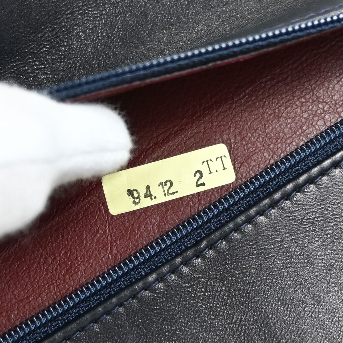 Chanel Navy Lambskin Medium Classic Double Flap Bag