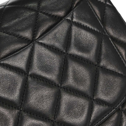 Chanel 1996-1997 Black Lambskin Mini Classic Square Flap Shoulder Bag 17
