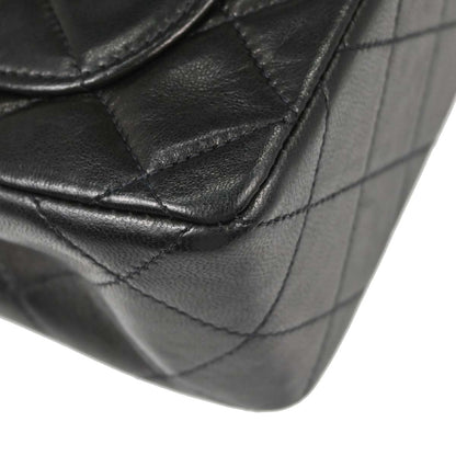 Chanel 1996-1997 Black Lambskin Mini Classic Square Flap Shoulder Bag 17