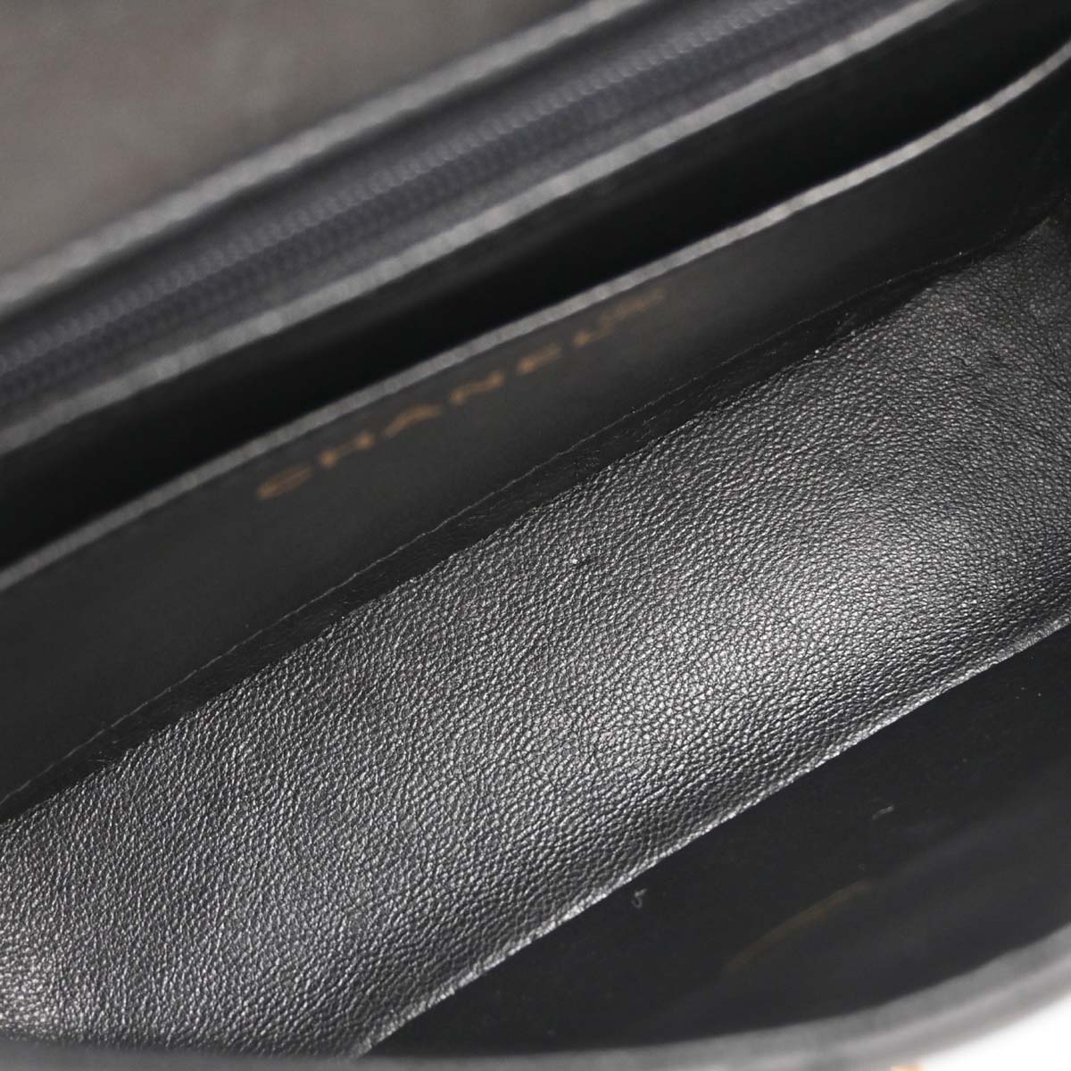 Chanel 1996-1997 Black Lambskin Mini Classic Square Flap Shoulder Bag 17