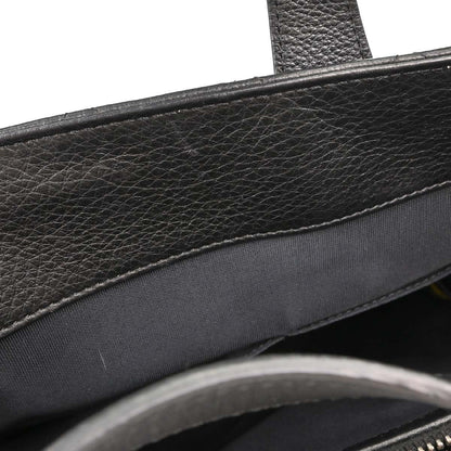 Chanel Black Calfskin Casual Pocket Tote 2way Shoulder Handbag