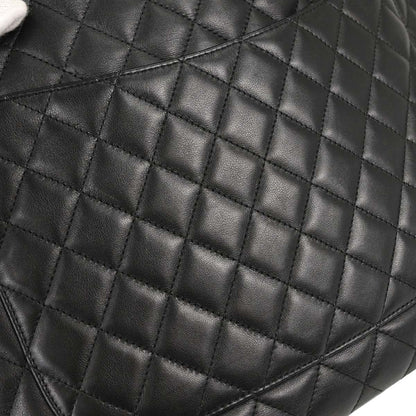 Chanel 2006-2008 Black Calfskin Cambon Ligne Tote Handbag
