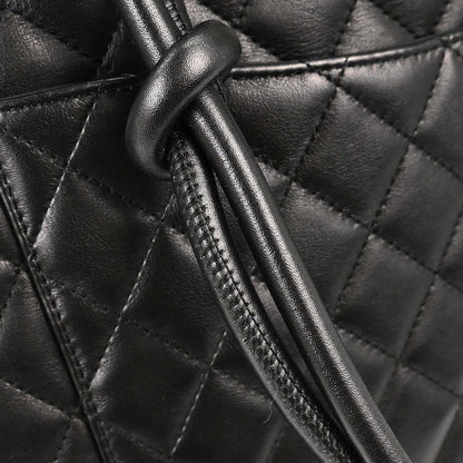 Chanel 2006-2008 Black Calfskin Cambon Ligne Tote Handbag