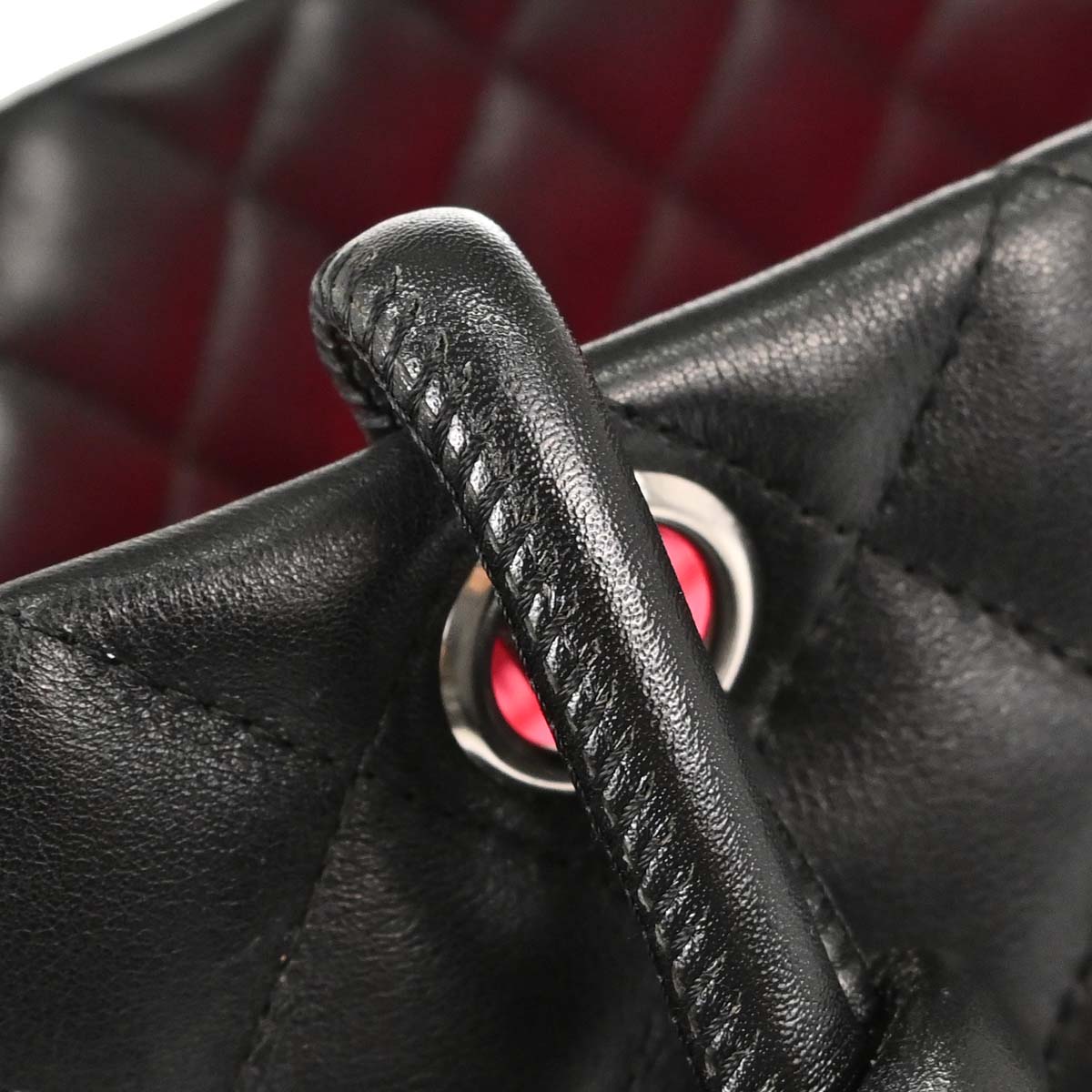 Chanel 2006-2008 Black Calfskin Cambon Ligne Tote Handbag