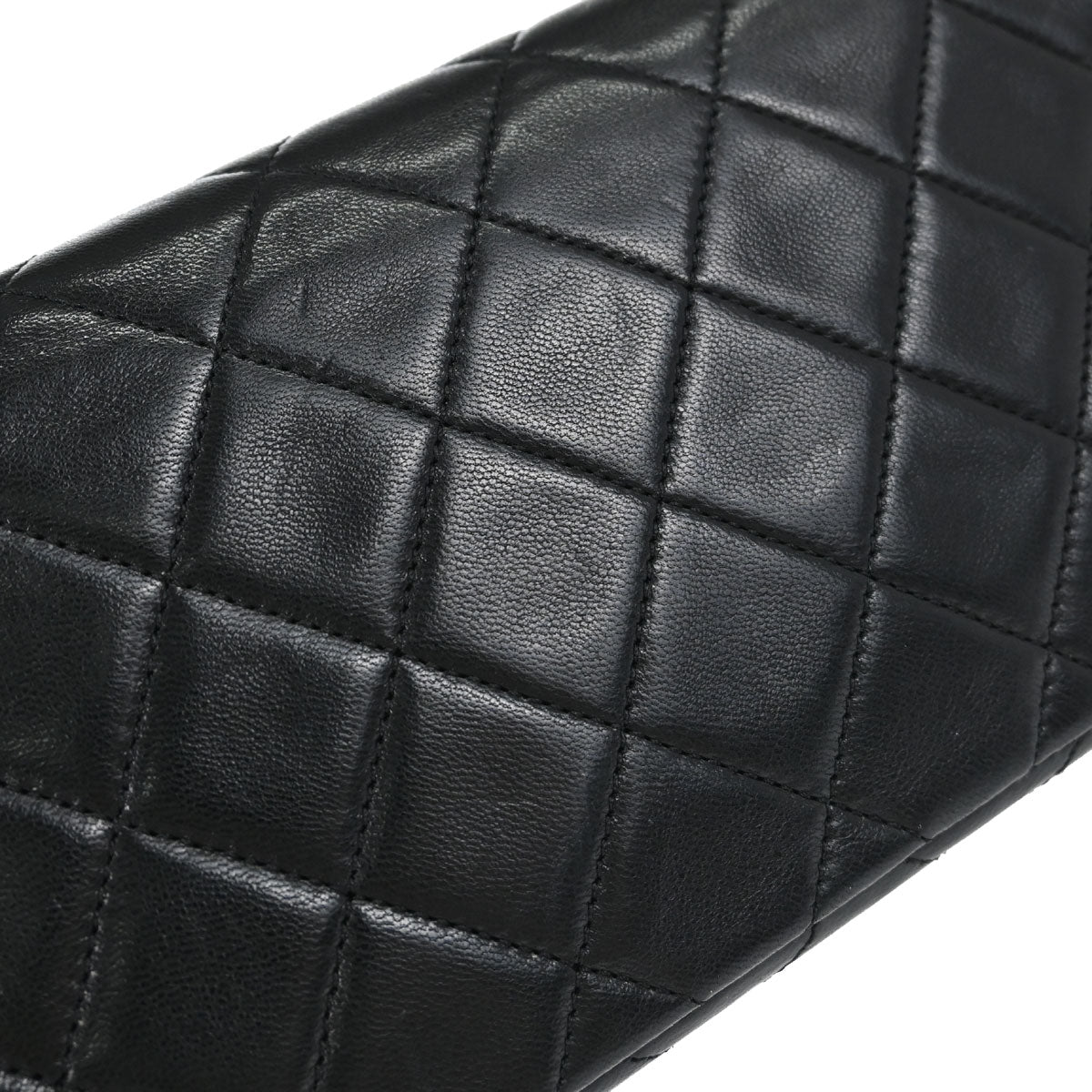 Chanel Black Lambskin Turnlock Mini Full Flap Shoulder Bag