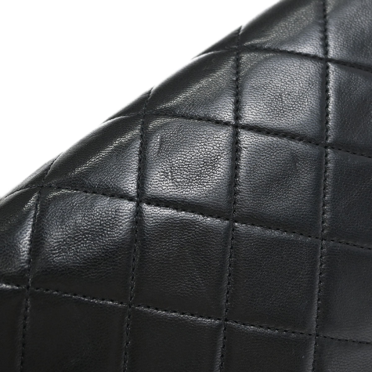Chanel Black Lambskin Turnlock Mini Full Flap Shoulder Bag