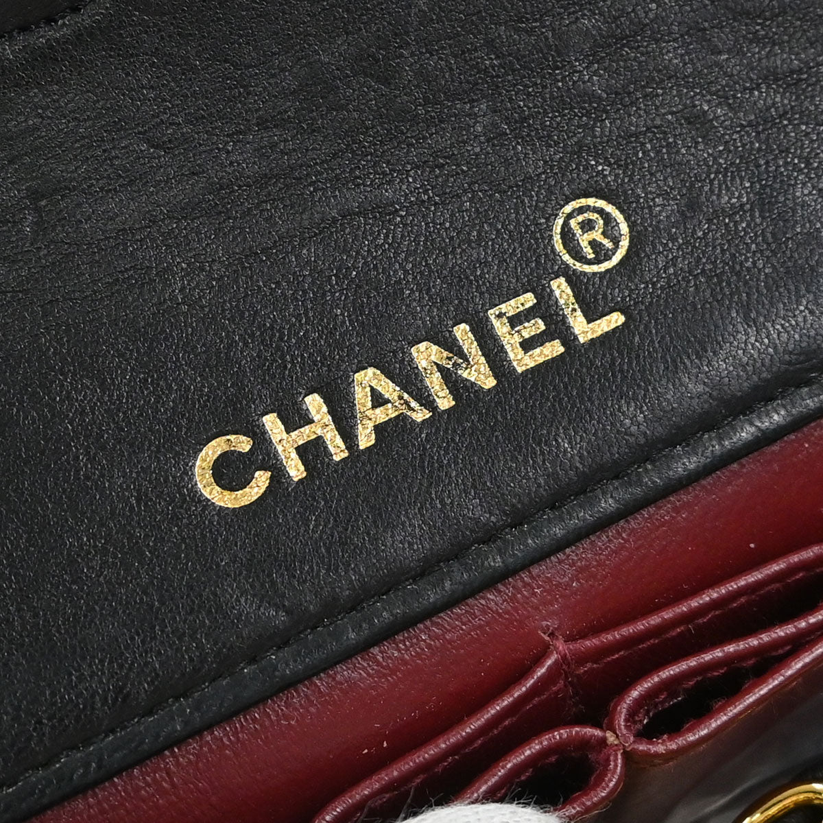 Chanel Black Lambskin Turnlock Mini Full Flap Shoulder Bag