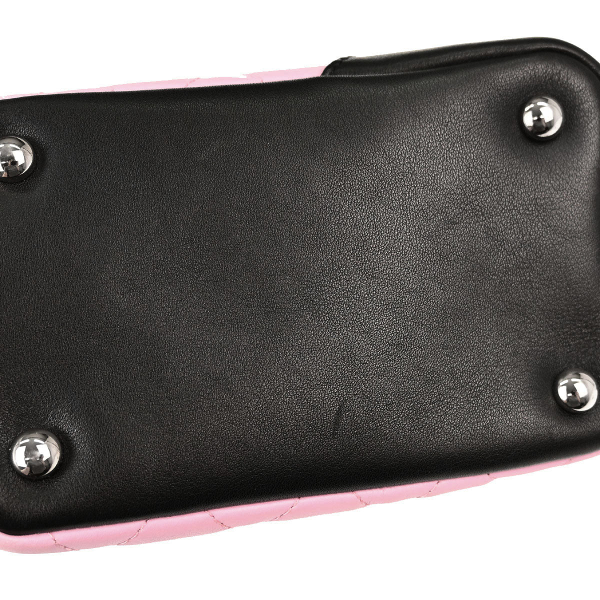 Chanel Pink Calfskin Cambon Ligne Tote Handbag