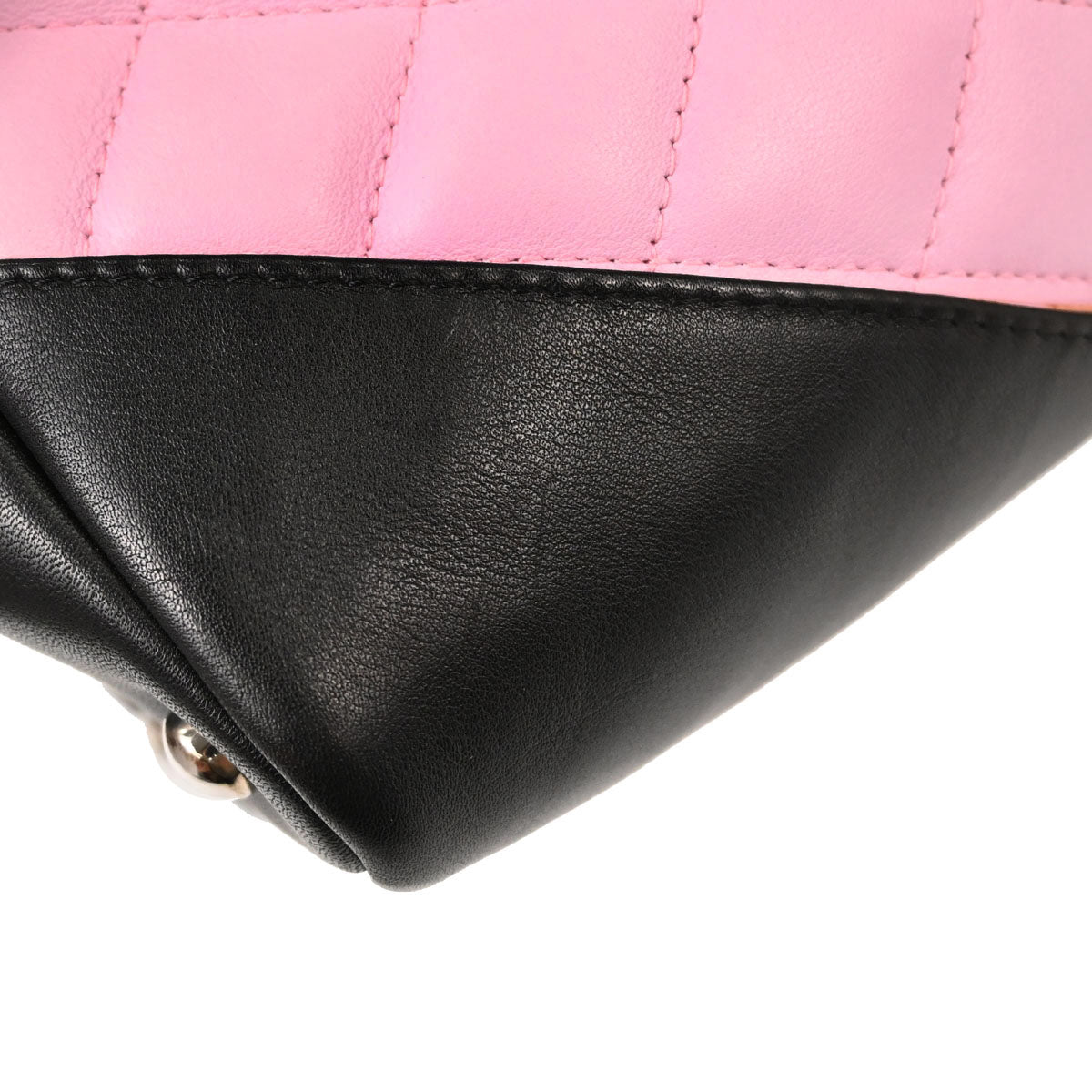 Chanel Pink Calfskin Cambon Ligne Tote Handbag