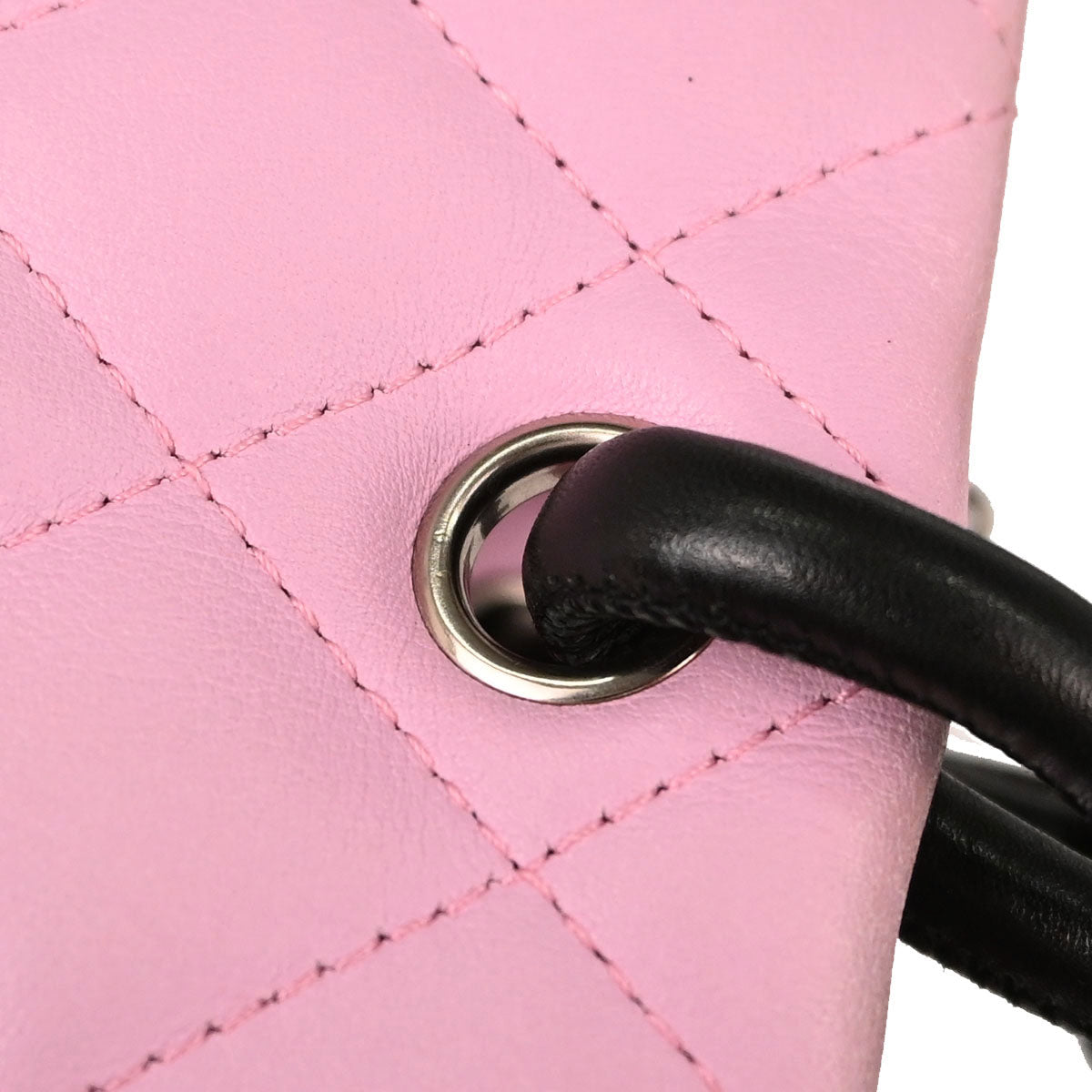 Chanel Pink Calfskin Cambon Ligne Tote Handbag