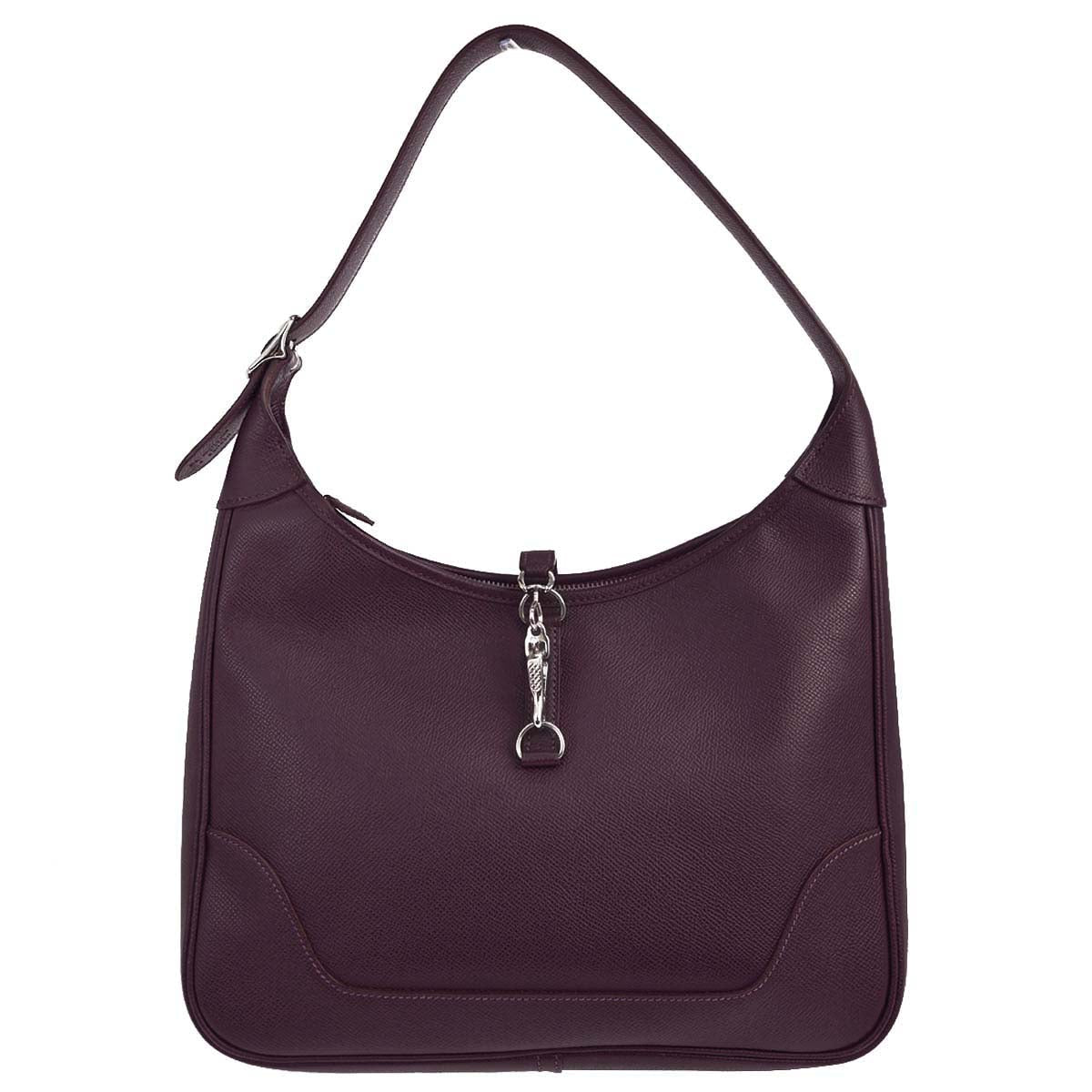 Hermes Raisin Epsom Trim 31 Shoulder Bag