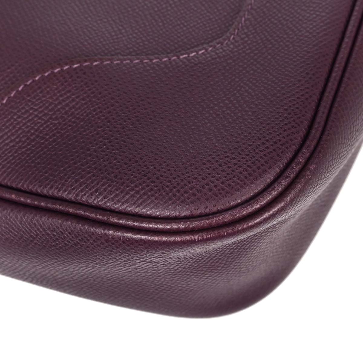 Hermes Raisin Epsom Trim 31 Shoulder Bag