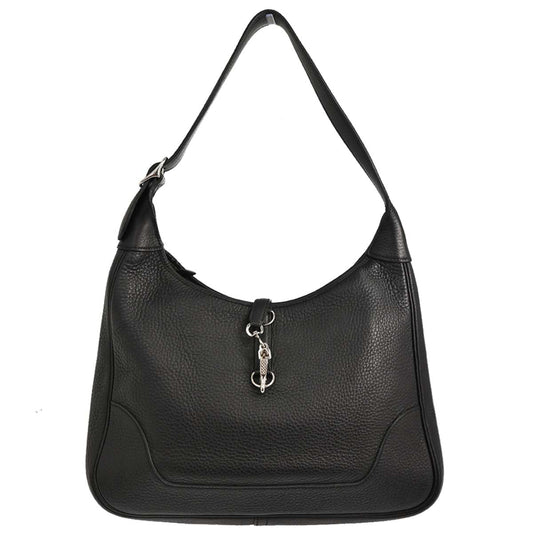 Hermes Black Togo Trim 31 Shoulder Bag
