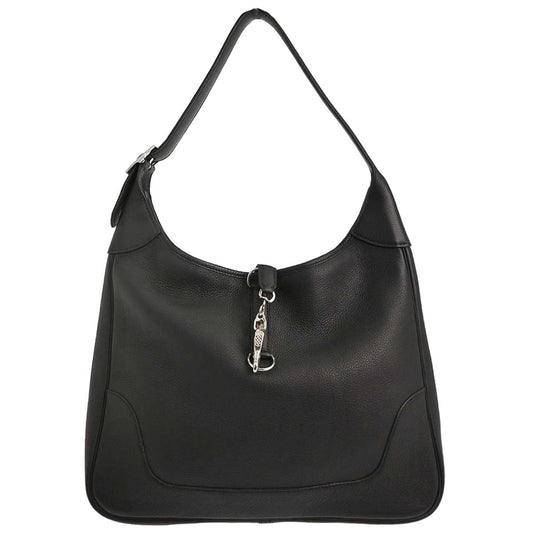 Hermes Black Togo Trim 35 Shoulder Bag