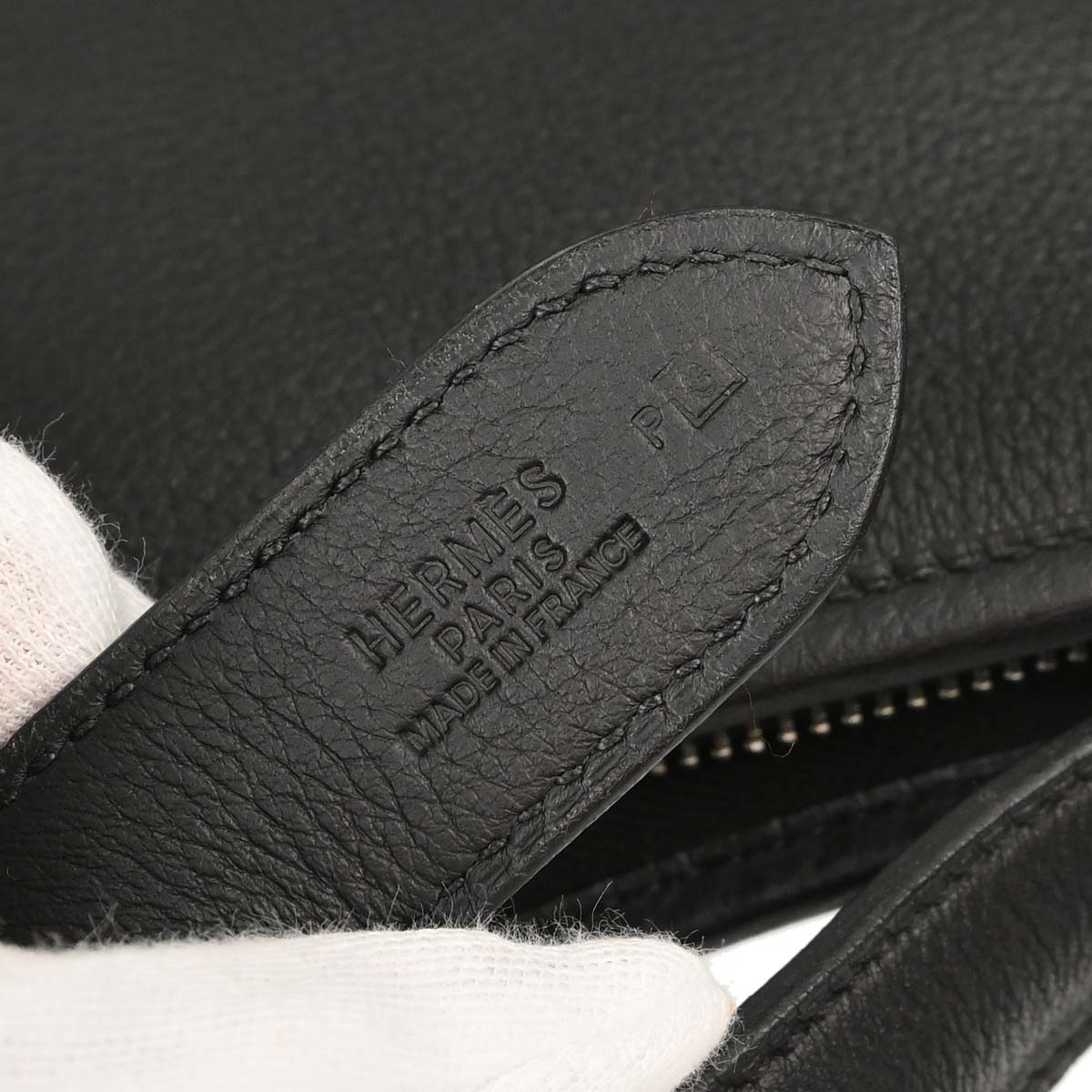 Hermes Black Togo Trim 35 Shoulder Bag