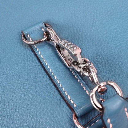 Hermes Blue Jean Taurillon Clemence Trim 31 Shoulder Bag