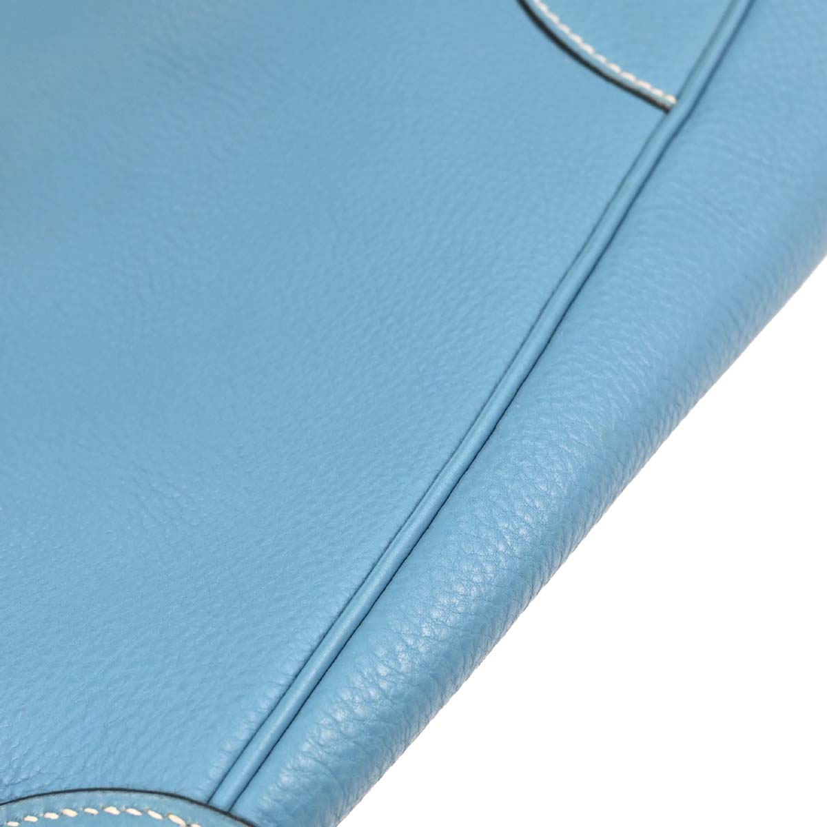 Hermes Blue Jean Taurillon Clemence Trim 31 Shoulder Bag