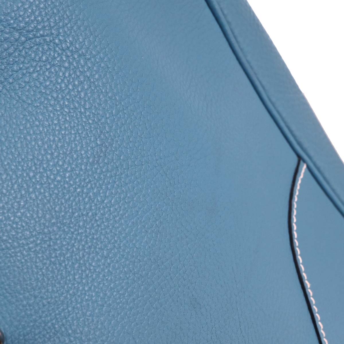 Hermes Blue Jean Taurillon Clemence Trim 31 Shoulder Bag