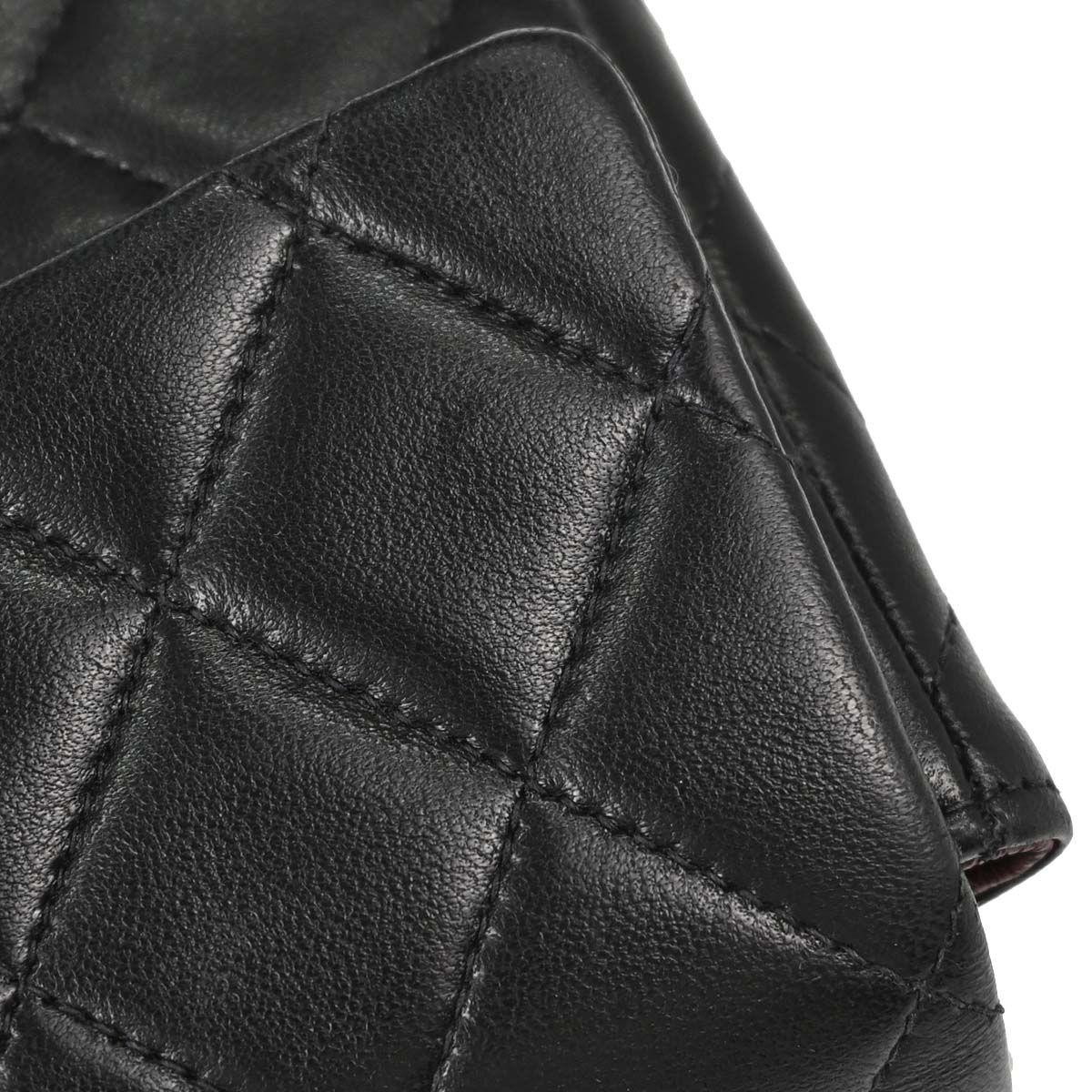 Chanel 1997-1999 Black Lambskin Mini Classic Square Flap Shoulder Bag 17