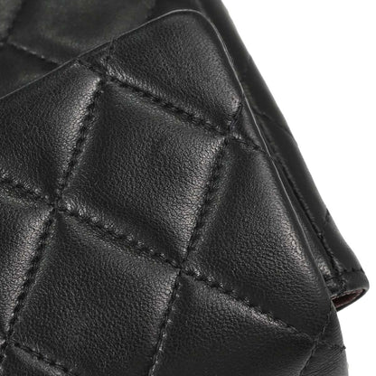 Chanel 1997-1999 Black Lambskin Mini Classic Square Flap Shoulder Bag 17