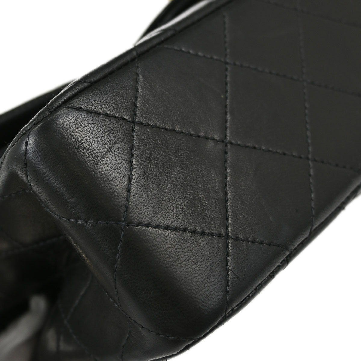 Chanel Black Lambskin Small Classic Double Flap Shoulder Bag